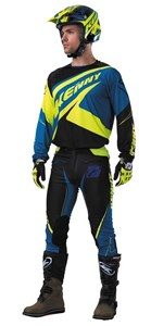 Kenny Trial dres (blau-neongelb)