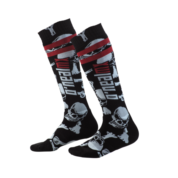 ON_SOCKS_CROSSBONES_BLACK_RED