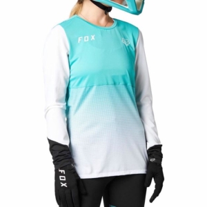 ´21 FOX ŽENSKI MTB DRES FLEXAIR LS-TEAL